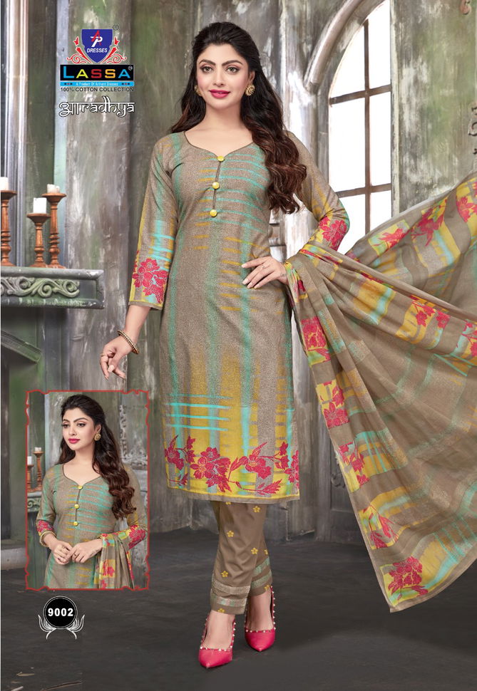 Arihant Lassa Aaradhya 9 Cotton Printed Regular Wear Dress Material Collection